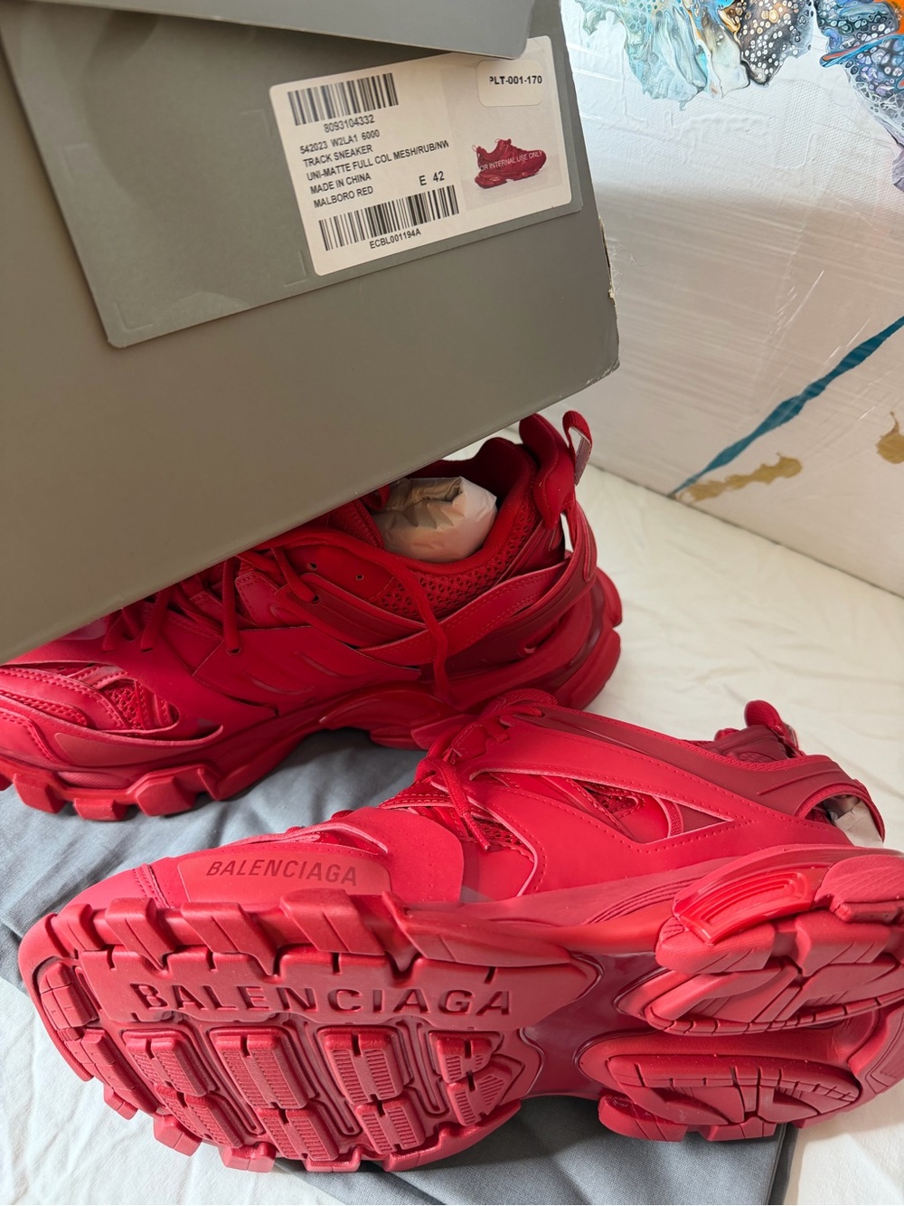 Balenciaga Track Red Sneakers - Picture 4 of 4